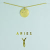 Aries - Zodiac Necklace Zodiac necklace Lucky Feather 
