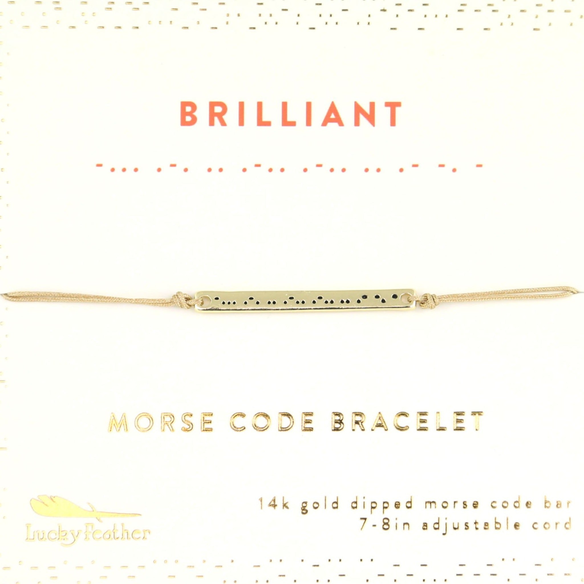 Gold Morse Code Bracelet l HOPE – Bubs' and Betty's