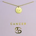 Cancer - Zodiac Necklace Zodiac necklace Lucky Feather 