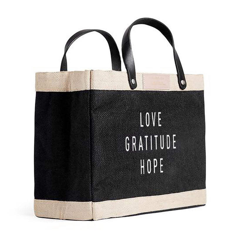 Chic Market Bag, Love Gratitude Hope Bags Apolis 
