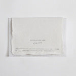 Congratulations Letterpress Mini Card Belinda Love Lee Paperie 