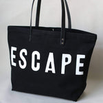 ESCAPE Canvas Tote Bag Forestbound Black 