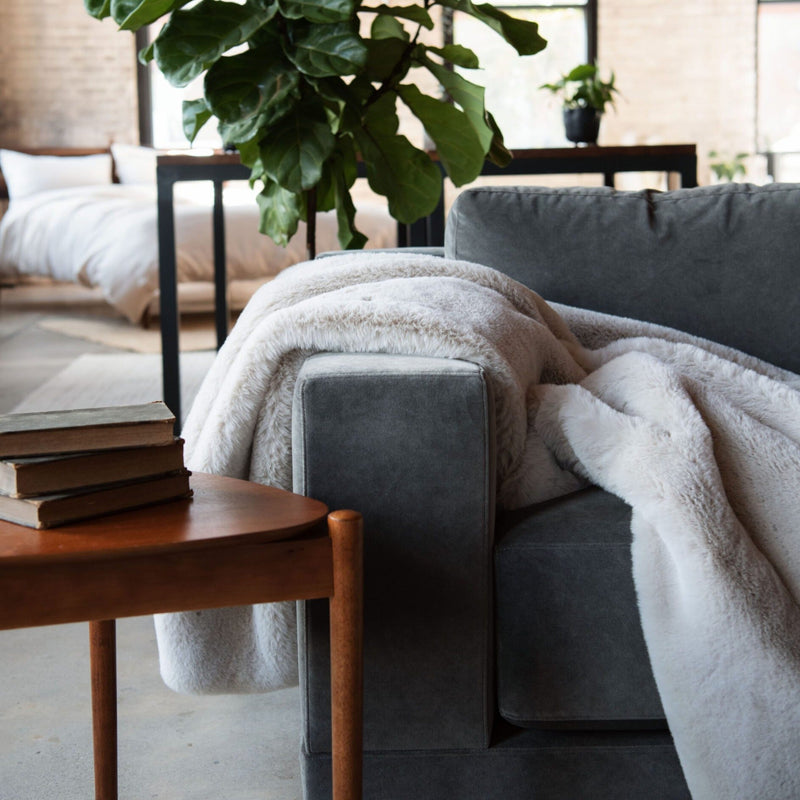 Faux Fur Throws Bokser Home 