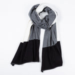 Gray Color Block Dreamsoft Organic Cotton 3 in 1 Cozy Wrap Wrap Zestt Organics 
