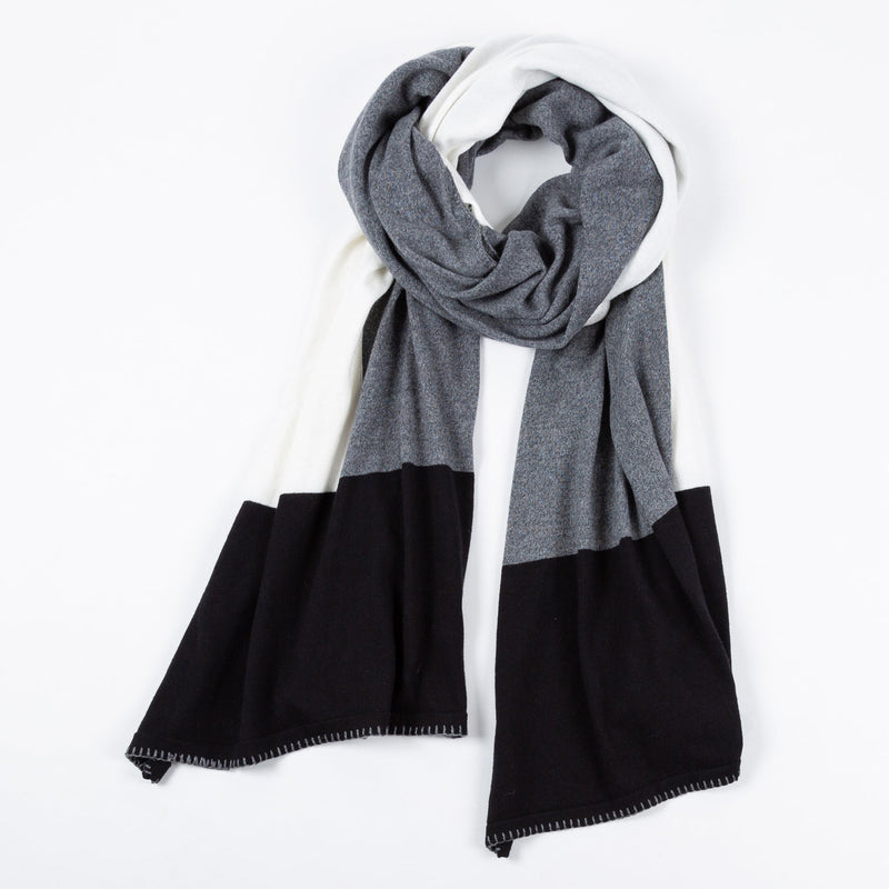 Gray Color Block Dreamsoft Organic Cotton 3 in 1 Cozy Wrap Wrap Zestt Organics 