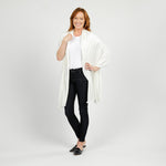 Ivory Bubble Knit Dreamsoft Organic Cotton 3 in 1 Cozy Wrap Wrap Zestt Organics 