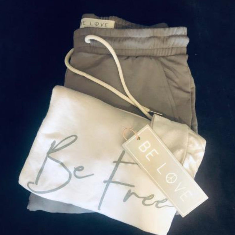 Jogger Bottom (Taupe) Bottoms Be Love Apparel 