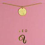 Leo - Zodiac Necklace Zodiac necklace Lucky Feather 