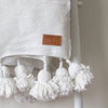 Lunja Throw White Heddle & Lamm 