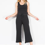Maggie Perfect Waffle Weave Lounge Pant Perfectwhitetees Vintage Black XS 