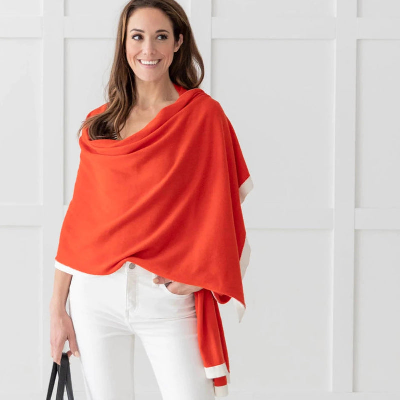 Poppy Banded Dreamsoft Travel Scarf – Seventeen birch Poppy Banded Dreamsoft Travel Scarf – Seventeen birch