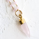 Rosary Wraps Mend Pink Chalcedony 