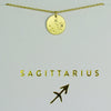 Sagittarius - Zodiac Necklace Zodiac necklace Lucky Feather 