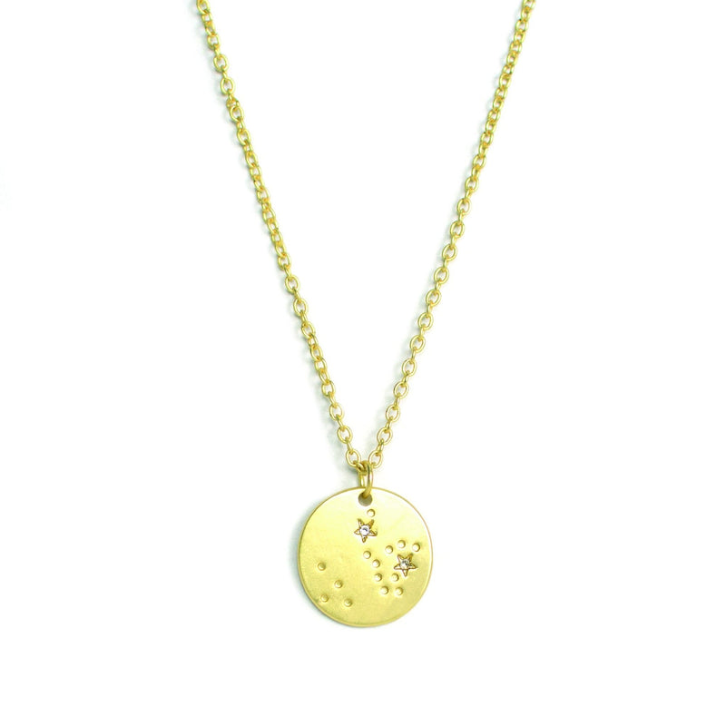 Sagittarius - Zodiac Necklace Zodiac necklace Lucky Feather 