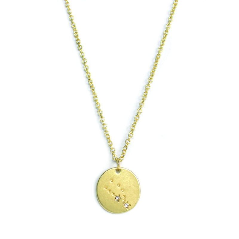 Taurus - Zodiac Necklace Zodiac necklace Lucky Feather 