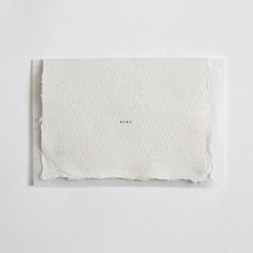 XOXO Letterpress Mini Card Belinda Love Lee Paperie 